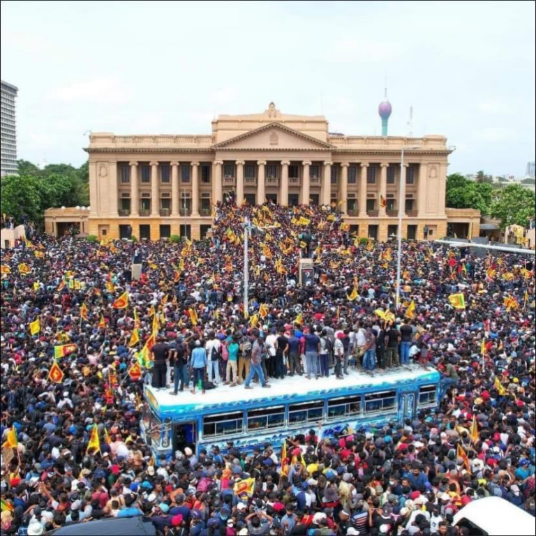 Uprising in Sri Lanka